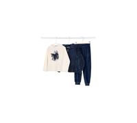 MAYORAL Set da bambina 3 pezzi giacca, maglietta a maniche lunghe e pantaloni blu | 140