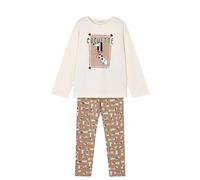 Mayoral Set da bambina - Maglietta e leggins bambina - Abbigliamento per bambine da 2 anni a 8 anni, Cammello rosso, 7 anni