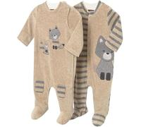 Mayoral Set due tutine ciniglia per neonato 18 mesi - 86 cm color tortora