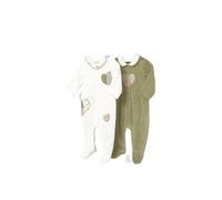Mayoral Set due tutine ciniglia per neonato 4-6 mesi - 70 cm color verde muschio