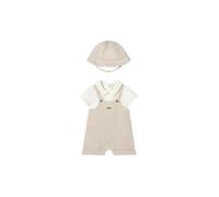 MAYORAL Set neonato 2 pezzi salopette con cappello beige | 56