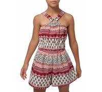 Mayoral Tuta Corta Stampata per Bambine e Ragazze Cecio-Nero 10 Anni (140cm)