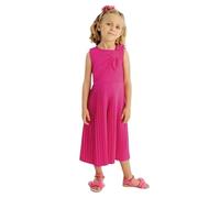 Mayoral Tuta Elegante Cerimonia Bambina 8 Anni - 128 cm Pantalone Plissé Color Magenta