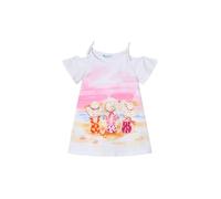 Mayoral Vestito Applicazioni per Bambine e Ragazze Bianco 4 Anni (104cm)