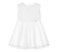 Mayoral Vestito Bambina Elegante Cerimonia, Abito con Gonna in Tulle, per Matrimonio Comunione Battesimo e Occasioni Speciali