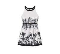 Mayoral Vestito Bordatura per Bambine e Ragazze Bianco 14 Anni (164cm)