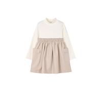 Mayoral Vestito Combinato Cargo per Bambine e Ragazze Sabbia 5 Anni (110cm)