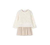 Mayoral Vestito Combinato Lustrini per Bambine e Ragazze Sabbia 10 Anni (140cm)