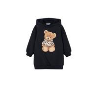 Mayoral Vestito Felpa Cappuccio per Bambine e Ragazze Nero 7 Anni (122cm)