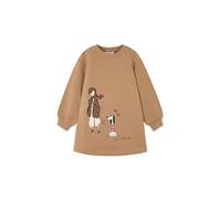 Mayoral Vestito Felpa per Bambine e Ragazze Camel 5 Anni (110cm)