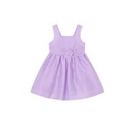 Mayoral Vestito Lino per Bambine e Ragazze Malva 6 Anni (116cm)