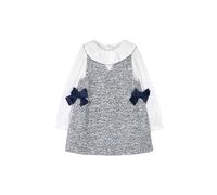 Mayoral Vestito pichi Combinato per Bambine e Ragazze Oceano 8 Anni (128cm)