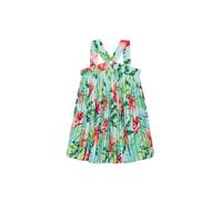 Mayoral Vestito Plissettato Stampa per Bambine e Ragazze Acqua 7 Anni (122cm)