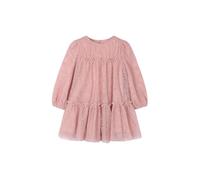 Mayoral Vestito Tulle Fantasia per Bambine e Ragazze Cipria 5 Anni (110cm)