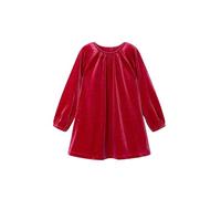 Mayoral Vestito Velluto Luminoso per Bambine e Ragazze Rosso 4 Anni (104cm)