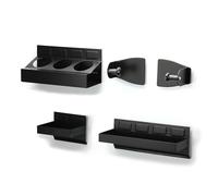 Mayouko Cassetta degli attrezzi magnetica, mensola, vassoio e supporto, set di 4 vassoi magnetici per cassetta degli attrezzi, armadietto portaoggetti laterale, officina