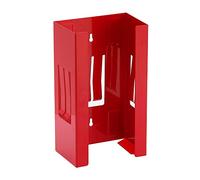 Mayouko Dispenser magnetico per guanti,Portaoggetti portaoggetti,Supporto per guanti rosso per montaggio a parete per tessuti, guanti di smaltimento,Salviette