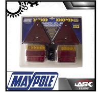 Maypole 12v Magnetico Illuminazione LED Pod Set Con 10m Rimorchio Cavo - MP44962