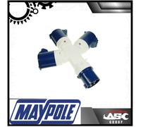 Maypole 230V 16A 3 Vie Gancio Superiore Splitter Presa - Caravan - MP370