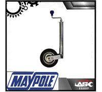 Maypole 48mm Montaggio Ruota Con Solido Pneumatico - Rimorchio,Caravan,Cavalli -