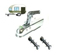 MAYPOLE Caravan Acciaio Stampato Attacco Per 50mm Drawbar MP80 Con x2 Bulloni