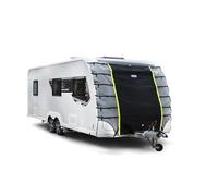 Maypole Copertura anteriore universale per rimorchio per roulotte con canalina per tenda da sole, larghezza 225-245 cm, materiale impermeabile di alta qualità