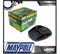 Maypole MP4976 Supporto Per Caravan Jack Pad Angolare (Confezione Da 4) - Nero