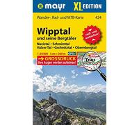 Mayr Wanderkarte Wipptal und seine Bergtäler 1:30.000: Wander-, Rad- und Mountainbikekarte, extra grossdruck, reiß- und wetterfest: WM 424
