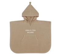 MAYRA Accappatoio Triangolo, Poncho Personalizzabile per Neonato e Bambino in 100% Spugna Organico | Asciugamano con Cappuccio, Telo Bagno per Mare, Piscina, Bagnetto | Personalizzato con Ricamo Nome