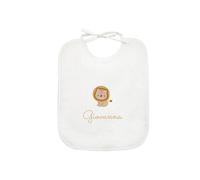MAYRA Set Asilo Nido e Materna Personalizzato per Bambino e Bambina | Kit Bavaglino con Elastico o Laccetti, Asciugamano con Asola e Sacchetto Cambio | Ricamo Nome e Disegno | Made in Italy