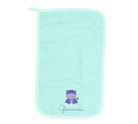 MAYRA Set Asilo Nido e Materna Personalizzato per Bambino e Bambina | Kit Bavaglino con Elastico o Laccetti, Asciugamano con Asola e Sacchetto Cambio | Ricamo Nome e Disegno | Made in Italy
