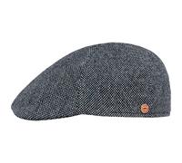 MAYSER Coppola Classic Tweed Uomo - Made in The EU Cappellino Lana Cappello Piatto Inverno Autunno/Inverno - 59 cm Blu