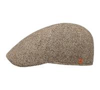 MAYSER Coppola Classic Tweed Uomo - Made in The EU Cappellino Lana Cappello Piatto Inverno Autunno/Inverno - 57 cm Beige