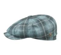 MAYSER Coppola Palico Sera Zechbauer Uomo - Made in The EU Berretto di Seta Piatto Lino con Visiera, Fodera, Fodera Estate Primavera/Estate - 60 cm Verde