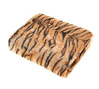 Mayssa Coperta maculata in pile Animalier Zebrato Tigrato Leopardato plaid 130x160 cm (Tigrato)