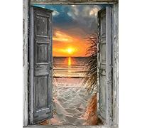 Maysurban Dipingere con i Numeri Animali per Adulti e Bambini DIY Dipinto ad Olio con i Numeri Kit Fai-da-Te Fai-da-Te Pittura a Olio su Tela senza Cornice 40x50cm