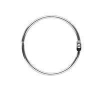 MAYTEX Zenna Home Mills Metal Circular Shower Ring, Chrome, Set di 12