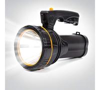 MAYTHANK Torcia Led Alta Potente Professionale Ricaricabile Grande Batterie 10000mAh 7000 lumen Lungo raggio 800 metri Portatile Potenza Flashlight Lanterna