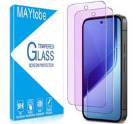 MAYtobe Confezione da 2 pellicole proteggi schermo per Google Pixel 10a, in vetro temperato, anti luce blu, protezione per gli occhi, sensibile al tocco, compatibile con custodie, senza bolle
