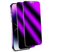 MAYtobe [Confezione da 2 pellicole protettive per la privacy progettate per iPhone 14 Pro, in vetro temperato anti-luce blu, anti-spia, protezione per gli occhi, antigraffio, facile da installare