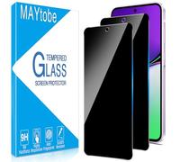 MAYtobe Confezione da 2 pellicole protettive per lo schermo della privacy per Samsung Galaxy A37, in vetro temperato anti spia, compatibili con custodie, antigraffio, ultra resistenti, sensibili al