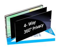 MAYtobe Confezione da 2 pellicole protettive per lo schermo della privacy per Samsung Galaxy S24 Ultra, in vetro temperato a 360 gradi su 4 lati, anti spia, antigraffio, sensibile al tocco, senza