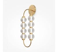 Maytoni Amulet lampada da parete 1x16 W trasparente-oro MOD555WL-L11G3K