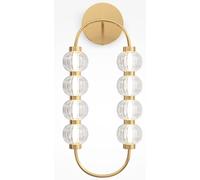 Maytoni Amulet lampada da parete 1x16 W trasparente-oro MOD555WL-L11G3K