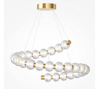 Maytoni Amulet lampada sospesa 1x40 W trasparente-oro MOD555PL-L35G3K