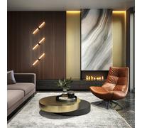 Maytoni Applique a LED Axis, nero, lunghezza 63 cm alluminio/acrilico MOD106WL-L16B3K