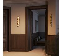 Maytoni Applique a LED Clarett, nero/bianco, marmo/metallo, CCT Maytoni