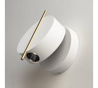 Maytoni Applique a LED Nuance, bianco/oro, Ø 10 cm Maytoni