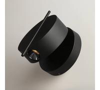 Maytoni Applique a LED Nuance, nero / nero, Ø 10 cm Maytoni