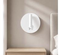 Applique Da Parete Interno Moderno Ios 176 Alluminio Bianco Led Integrato 10W